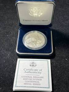 2003 NATIONAL WILDLIFE REFUGE SYSTEM MEDAL SERIES SILVER DOLLAR