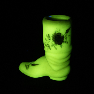 lot 25D image: 1986 LE FENTON Burmese Satin Love Bouquet Boot -Inspired by Mary Walrath