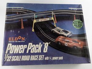lot 7 image: Vintage ELDON 132 Scale Road Race Set with UL Power Pack