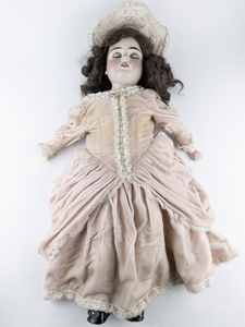 Antique Heinrich Handwerch 23" German Porcelain Doll W/Sleep Eyes