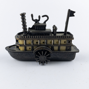 lot 47 image: Vintage Metal Bronze Steamboat Paddle Wheel PENCIL SHARPENER