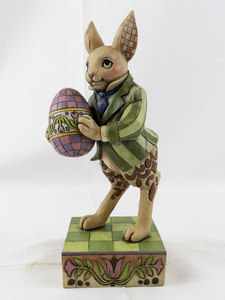 lot 64A image: JIM SHORE HEARTWOOD CREEK Easter Rabbit Figure