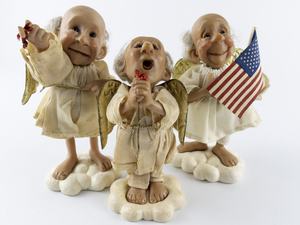 lot 87 image: Group of 3 Richard Simmons Dolls -Needs Cleaning