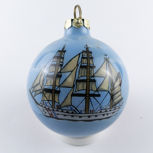 lot 100 image: 1970 Personalized United States Coast Guard Ornament