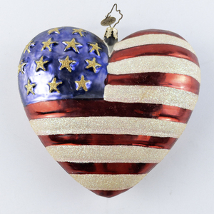 lot 103 image: Christopher Radko Heart of America Glass Ornament