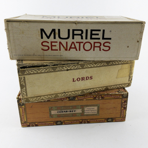 lot 113C image: Group of 3 Vintage Cigar Boxes