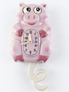 lot 117 image: Vintage Pig Pendulum Clock -Needs Movement