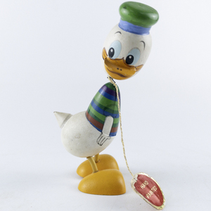 1970's DISNEY's Donald Duck Wooden Bobble Head ***Hand Painted***