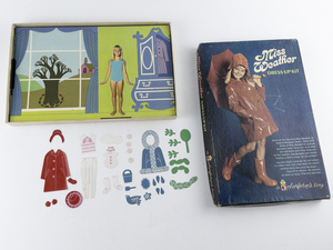 lot 140 image: 1960s Miss Weather Dress Up Kit