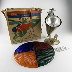 lot 162 image: Vintage PENETRAY Motorized Color Wheel -Missing parts