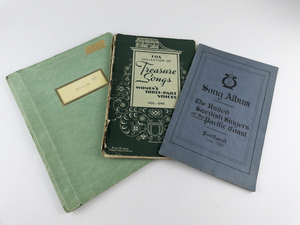 lot 172 image: Group of 3 Old Vintage Sheet Music and Songbooks