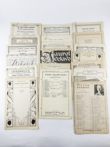 lot 178 image: Group of 20 Vintage Sheet Music Pamphlets - Victor Herbet, Marjorie Elliott, & Chappell