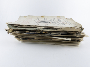 lot 192 image: Large Stack of Vintage Piano Sheet Music