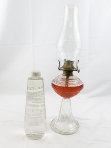 lot 22 image: DABS Oil Lamp with Clear Lamp Oil