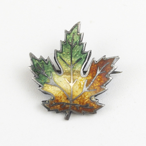 lot 118 image: Multi-Color Enamelled Sterling Silver Brooch .