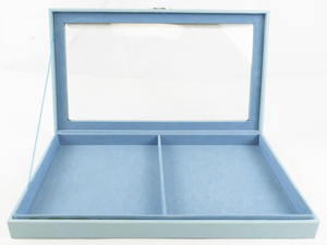 lot 15C image: PRESTIAGE Turquoise Jewelry Shadow Box with Divider
