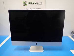 lot 63 image: Apple&nbspiMac18,3 A1419 MNE92LLA AIO PC &nbspINTEL(R) CORE(TM) I7-7700K CPU  4.20GHZ  32GB DDR4 SDRAM  121GB SSD  2TB HDD  Includes IOS and power cable 