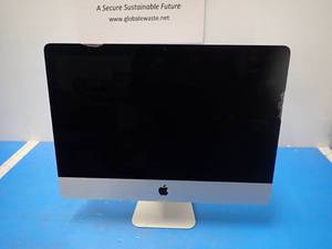 lot 67 image: Apple&nbspiMac16,2 A1418 AIO PC &nbspINTEL CORE I5-5675R 3.1 Ghz  16GB DDR3 SDRAM  251GB SSD  Includes IOS and power cable &nbspChips and cracks on screen