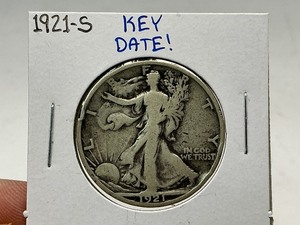 lot 64 image: 1921-S Walker Half