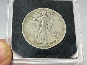 lot 82 image: 1918-S Walker Half