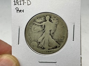 lot 86 image: 1917-D Rev Walker Half