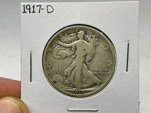 lot 87 image: 1917-D Rev Walker Half