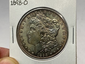 lot 92 image: 1898-O Morgan Silver Dollar