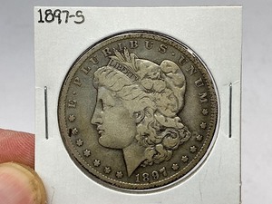 lot 95 image: 1897-S Morgan Silver Dollar