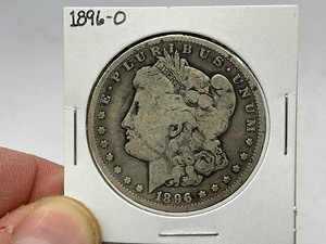 lot 100 image: 1896-O Morgan Silver Dollar