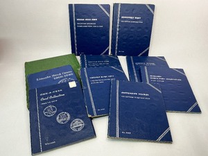lot 108 image: Whitman Coin Folder Lot with Coins