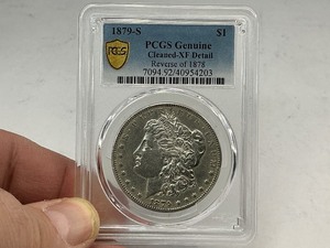 lot 3 image: 1879-S Rev of 1878 Silver Morgan Dollar