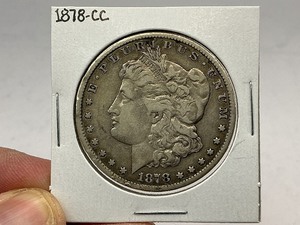 lot 11 image: 1878-CC Morgan Silver Dollar