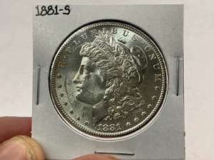 lot 22 image: 1881-S Morgan Silver Dollar