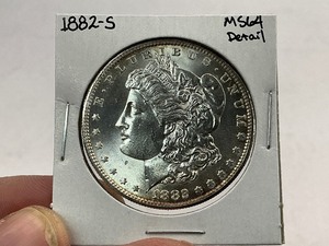 lot 23 image: 1882-S Morgan Silver Dollar