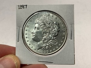lot 30 image: 1897 Morgan Silver Dollar