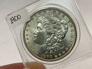 lot 33 image: 1900 Morgan Silver Dollar