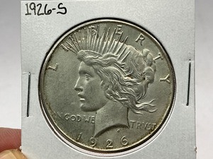 lot 51 image: 1926-S Peace Silver Dollar