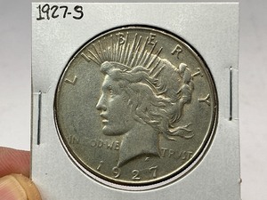 lot 54 image: 1927-S Peace Silver Dollar