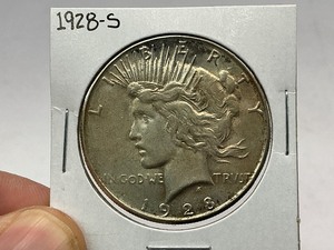 lot 55 image: 1928-S Peace Silver Dollar