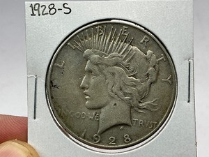lot 56 image: 1928-S Peace Silver Dollar