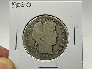 lot 61 image: 1902-O Barber Half
