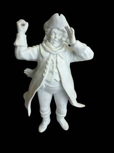 lot 12 image: Vintage Department 56 Winter Silhouette Town Crier (9.5 Tall)