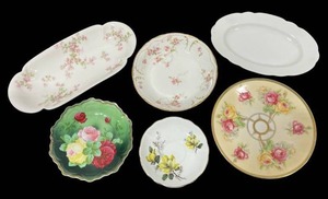 lot 19 image: Antique & Vintage Plates and Dishes - c1910 Royal Rudolstadt, Theodore Haviland, Regency English, ZS & Co. Royal Vienna
