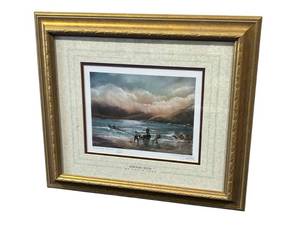 lot 31 image: Signed Philip Gray Limited Edition Homeward Bound Framed Art Print (15.25 x 17.25)