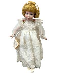 lot 46 image: Bradleys Pamela Collectible Porcelain Doll with COA
