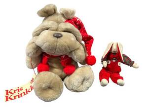 lot 60 image: Vintage Kris Krinkles Stuffy and Holiday Bunny