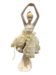 lot 75 image: Vintage 9 Capodimonte LAltalena Bisque Ballerina (Made in Italy)