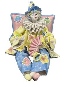 lot 91 image: Vintage Italian Porcelain 4.5 Clown Figurine