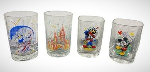 lot 98 image: Walt Disney World Mickey Mouse Collectors Glasses in Nice Condition