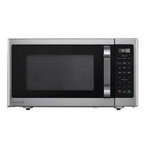 lot 24 image: Vissani 1.6 cu. ft. Countertop with Sensor Cook Microwave in Stainless Steel  Customer Returns See Pictures